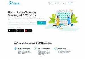 Matic Services Dubai - Experience hotel-style cleaning with Matic Services\' housekeeping services! Founded in 2015,  the home cleaning service company guarantees quality,  safety,  and satisfaction in its offered services. Visit its website now and sign up to book an appointment with one of its highly-qualified cleaners.