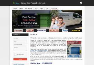 Contact Us | 978-905-2956 | Garage Door Repair Boxborough, MA - Contact us to get quick access to a fully comprehensive range of professional garage door services in Boxborough