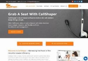 CallShaper,  LLC - CallShaper is a Baltimore-based technology company that specializes in developing software for the BPO industry.