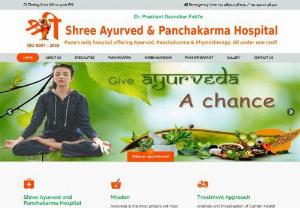 Ayurvedic Panchkarma Treatment In Pune| Best Ayurvedic Doctor In Pune - Shree Ayurveda is spacious,  largest,  well equipped Ayurveda treatment center with an independent Panchakarma treatment units and a physiotherapy unit along with spacious Yoga Hall for Yoga and meditation Classes. Ayurvedic panchakarma physiotherapy doctors pune,  Arthritis,  Spondylosis Paralysis,  Diabetes,  Infertility,  Kidney stone,  Skin specialist in Pune,  Respiratory disorders,  Digestive disorders,  Weight loss obesity,  Coronary heart disease,  Garbhasanskar treatment in pune.