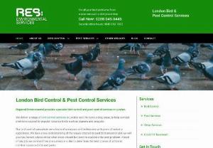 Regional Environmental Services - Pigeon and bird pest control services throughout the whole of London. Regional Environmental provide and install preventative measures including pigeon netting,  bird spikes and optical bird gel to stop roosting and settling on properties. In addition,  they provide the thorough cleanup of waste and debris left behind by pigeons.