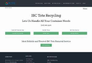 IBC Tote Recycling - The largest broker of used IBC Tote Tanks in the United States