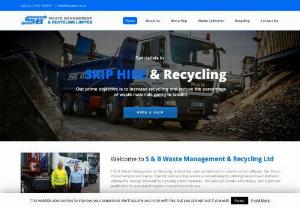 SB Waste - S & B Waste Management & Recycling Limited has been established to provide a cost efficient skip hire in Wolverhampton