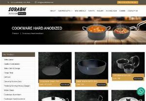 Cookware Hard Anodized Manufacture & Supplier in Delhi - Buy Cookware Hard Anodized from Saurabh Steel,  which is leading stainless steel manufacture and supplier in Delhi,  India. Shop from wide range of Cookware in India at best prices.
