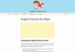 Boys Names - Choose boys names! We have list of best popular english baby boys names. Select the popular name for your baby. This is best stop for you to get best name.