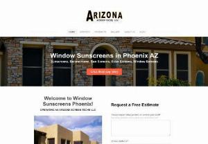 Window Sunscreens Phoenix - Phoenix Arizona\'s #1 Sunscreen/Solarscreen Window Company! We specialize in keeping homes and businesses cool while lowering your energy bill.
