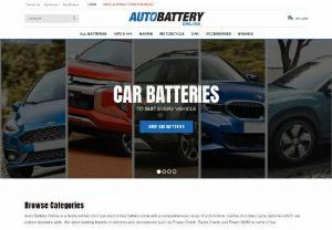 Auto Battery Online - Auto Battery Online provides a safe and secure platform to purchase vehicle,  marine,  industrial and deep cycle batteries in Australia 24/7. Our competitive prices and free shipping Australia wide means Auto Battery Online is your number one place to buy your replacement batteries.