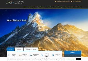 Mardi Himal Trek - This short trek in the pristine zone of Mardi Himal will give you a stunning impression of the Himalayas. The visitor transport conveys you to the excellent city at the Fewa-lake (Pokhara),  where your trek in the Annapurna district begins. It will take you 5 or 6 days strolling to get back in Pokhara. The trek drives you through stunning tall tale woodlands,  prairie and rough mountains until you achieve the upper perspective at 4300m height.