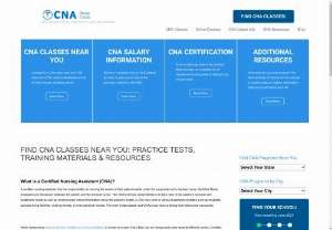 CNA Free Training - CNA Free Training is a one stop shop for people interested in a career as a certified nursing assistant. View our free practice tests,  job resources and salary information.