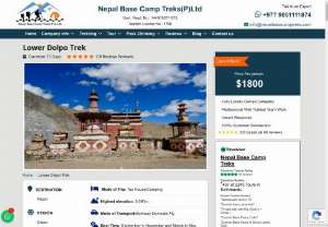 Where is Lower Dolpa trek? - Lower Dolpo & Phuksumdo Lake Trekking lies within Nepal largest National Park