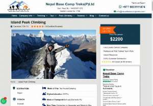 Where is Island Peak Climbing? - Island Peak nearby to Everest and is a great peak for greenhorn climbers and for those with much love for the high altitude mountains in Nepal.