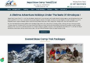 Everest Base Camp Trek in Nepal | Best Trekking Company - Everest base camp trek in Nepal with guided package tour takes you it's popular base camp to immerse your dreamt adventures above five thousand meters in himalayas so fascinating.