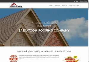 Roofing Services Saskatoon - At Saskatoon Roofing Services,  we offer quality,  timely service for all of your residential and commercial roofing emergencies. And a 5 year warranty and we are fully insured and covered by WCB.