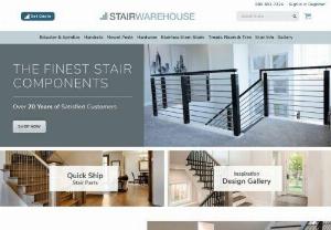 Stair Warehouse - We at Stair ware house are largest provider of stainless steel stair parts. Stainless stair balusters and parts are durable and beautiful which can be maintained easily.