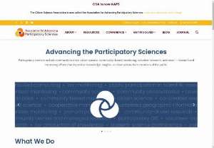 Citizen Science Association :  - Welcome to citizenscience.org, home of the Citizen Science Association!