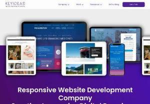 Responsive Website Design Company, Web Designing Services - Keyideas Infotech - Our creative and innovative web design services gives your website superior online presence by designing a responsive layout compatible for all devices and screen sizes.