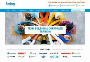 Fusion Team Building - We create innovative team building programs and events. Based on cutting-edge research,  our programs promote trust,  drive positive change to build stronger teams.