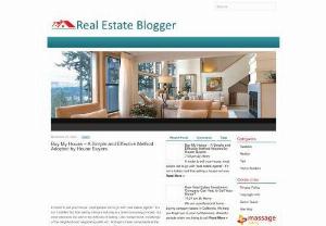 Real Estate Blogger - Real Estate Blogger is a one stop destination for all the information and tips on real estate. The blog is divided into two major archives namely realtors and reality.