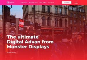 Monster Displays Ltd - Mobile digital-out-of-home advertising is an exciting,  unique and cost effective way of connecting with your audience,  no matter where they are