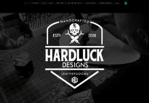 Hard Luck Designs - Custom hand-crafted leather goods. Motorcycle seats,  Guitar Straps Belts,  Wallets and MORE!