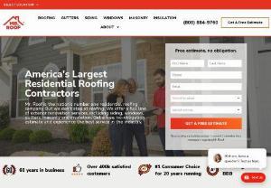 Mr. Roof - The largest residential roofing contractors nationwide with over 50 years of service and 250,000+ happy customers. Known for a our lifetime warranty and one-day installation. Our local roofers proudly serve Raleigh,  Nashville,  Louisville,  Cincinnati,  Ann Arbor and Grand Rapids.