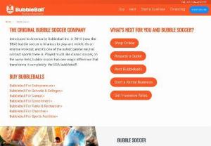 Bubble Soccer - Bubble soccer more commonly called bubbleball. Bubble soccer is played on a grass field or indoor gym of usual dimensions,  with a referee and two goals. Visit bubbleball now and place your order.