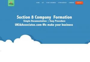 Section 8 Company Registation Online - Section 8 Company format of a NGO is most popular form of NGO in India. It is easy to register,  run or manage a Section 8 Company in india. Hire uksandassocaites experts to assist you the process regarding section 8 NGO company formation.
