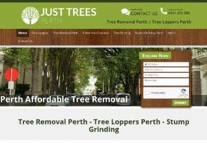 Just Trees Perth - Professional tree lopping & tree removal services in Perth,  WA and the surrounding suburbs. Fully insured,  qualified and professional arborists,  excellent service,  affordable rates,  guaranteed safety of your property. Work done with minimal disruption.