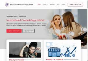 Cosmetology,  Hair dressing,  Skin Care,  Beauty Courses-Diploma in india - International Cosmetology School is the leading chain of cosmetology schools in India that provide best cosmetology courses at reasonable fee in India. Moreover,  also offer other courses such as Hair dressing,  Skin Care,  Makeup etc.