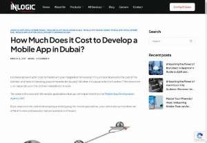 How Much Does it Cost to Develop a Mobile App in Dubai? - Asking how much it cost to implement your imagination into reality? It's just resemblance to the cost of the clothes,  what kind of dressing you are interested in buying? Whether it is casual or for the function? This means the cost depends upon the clothes material and its work.