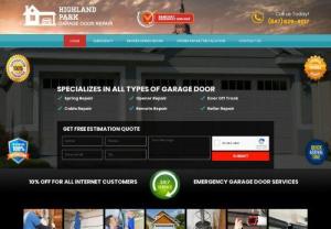Highland Park Garage Door Repair - Highland Park Garage Door Repair is proud to be operated garage Door Company that services all of Highland Park,  IL giving quality product and services. Serving local area from past number of years with best service and well trained professionals to figure on your garage door.