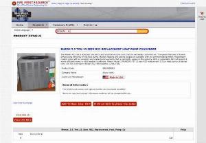 Heat pump condenser - Buy Rheem 2.5 Ton 13 Seer R22 Replacement Heat Pump Condenser with Nitrogen Charged from Firstesource. Find the best quality of heating systems here.