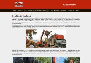 Residential Demolition Toronto, Commercial, Construction & Industrial Demolition|Debris Removal in Toronto - Core Mini Bins is the premier firm for Demolition Services in Toronto
