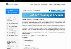 Dot Net Training in Chennai - Dot Net is one of the most popular programming languages used all over the world.
