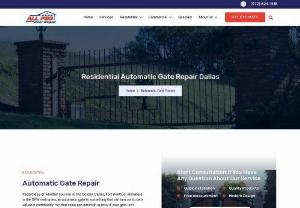 ResidentialGateRepair - Regardless of whether you live in The Colony,  Dallas,  Fort Worth,  or anywhere in the DFW metroplex,  an automatic gate is something that can turn out to be a valuable commodity. Yet that value can diminish quickly if your gate isn't working as it should be! If automatic gate repair is needed,  it helps to have a trusted name like All Pro Door to handle your gate repair needs.