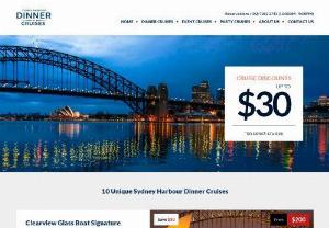 Choice of Best 7 Sydney Harbour Dinner Cruises Frm $89 - Most popular Sydney Harbour Dinner Cruises. Variety of unique dining experiences while cruising around the spectacular Sydney Harbour icons.