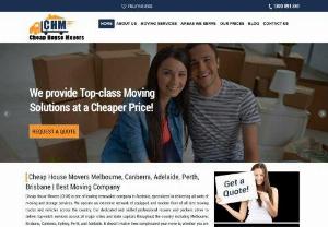 Cheap House Movers - Cheap House Movers is Australia's fastest-growing moving services company serving throughout Melbourne,  Sydney,  Perth and Adelaide. For booking of services,  call them at 1300223668.