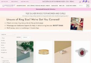 Silver Rings - Silver Rings - Add some sparkle and bang to your existing jewelry collection with superbly crafted sterling silver rings from ornate jewels.