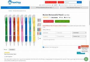Promotional Products - Wholesaler for Retractable Mechanical Pencil,  Custom Cheap Retractable Mechanical Pencil and Promotional Retractable Mechanical Pencil at China factory Manufacturer and Wholesale Supplier from PapaChina