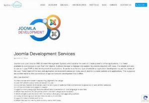 Joomla Application Development Services - Our Joomla development team offers a CMS program that provides you management. Techno softwares can collaborate with you to develop a web site or mobile app.