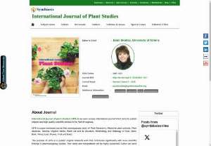  Symbiosis online publishing | International journal of Plant Studies - Symbiosis online publishing, Journal of Plant studies is an open access journal publish original and high quality of articles in the field of cognosy.