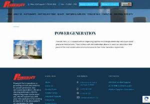 Power Generation - We are a company of jet parts. At PowerJet parts,  we believe in delivering excellence services through engineering. Be with Power Generation,  Aerospace Military or Aerospace Commercial. PowerJet Parts has been a leader in provide services with full of excellence.