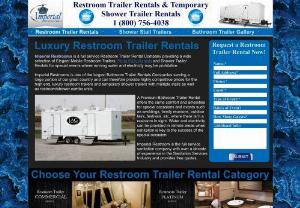 Restroom Trailer Rentals & Shower Trailers - Imperial Restrooms is one of the most respected names in the mobile restroom trailer rental business offering the cheapest,  most affordable portable bathroom/shower trailer rentals in New York,  Pennsylvania,  New Jersey,  Massachusetts,  Florida,  Georgia,  North Carolina,  Virginia and Maryland.