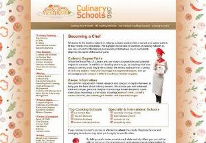 Culinary Schools - Online guide offering culinary career planning tips along with reviews of the top schools located around the world.