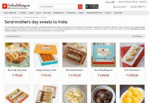 Mother's day sweets to India - Mother's Day is just around the corner and Online Delivery has the best collections of sweets to make this day even sweeter. You can send mother's day sweets to India via our services to show your love and affection to the special lady.