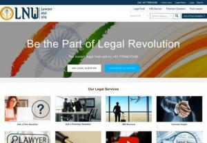 Lawyer Legal Advice Online Free Help Legal Aid India - LawyerNU provides free legal advice, online legal help and legal aid services to all your legal questions. Ask a legal question and get advocate free advice on Divorce Law, Property Law, Family Law, Civil Litigation, R T I and all aspects of Indian Laws in India.