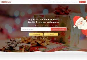 Secret Santa organizer with family,  friends or colleagues - Organize an online Secret Santa with family,  friends or colleagues with My-Secret-Santa. This service will insure a successful event! Lots of functionalities like multiple draw,  draw rules,  secret messages between participants or wishlist !
