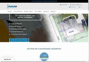 My Site Plan - Find Property Plot Plan - Providing accurate plot plans / site plans for contractors,  landscapers,  realtors,  and homeowners. We render site plans from public records and GIS information