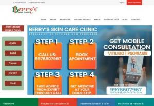 Vitiligo Treatment in Gujarat, Psoriasis Treatment | Berry Skin Care - Berry Skin Care is a leading skin care clinical chain provides Ayurveda based Vitiligo and Psoriasis treatment in most popular cities of Gujrat.