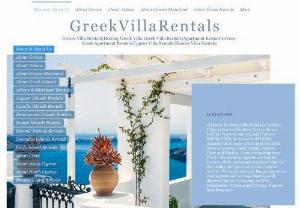Greekvillarentals - We are an independent specialist property rental operator offering fabulous apartment and villa rentals holidays to the beautiful Greek mainland and Islands,  our properties range from villas by the sea to villas with private swimming pools,  apartments by the sea,  apartments with swimming pools. We operate in Greece & more specifically the Ionian Islands of Kefalonia,  Ithaka,  Lefkada,  Meganisi,  Paxos,  Corfu and to the mainland Epiros coastline. In the Aegean we feature Skopelos,  Alonisso